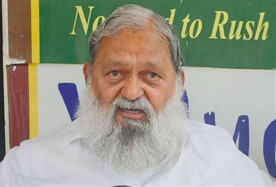 सारे देश में भाजपा की हवा, हरियाणा में होने वाले निकाय चुनाव में भाजपा परचम फहराएगी : अनिल विज