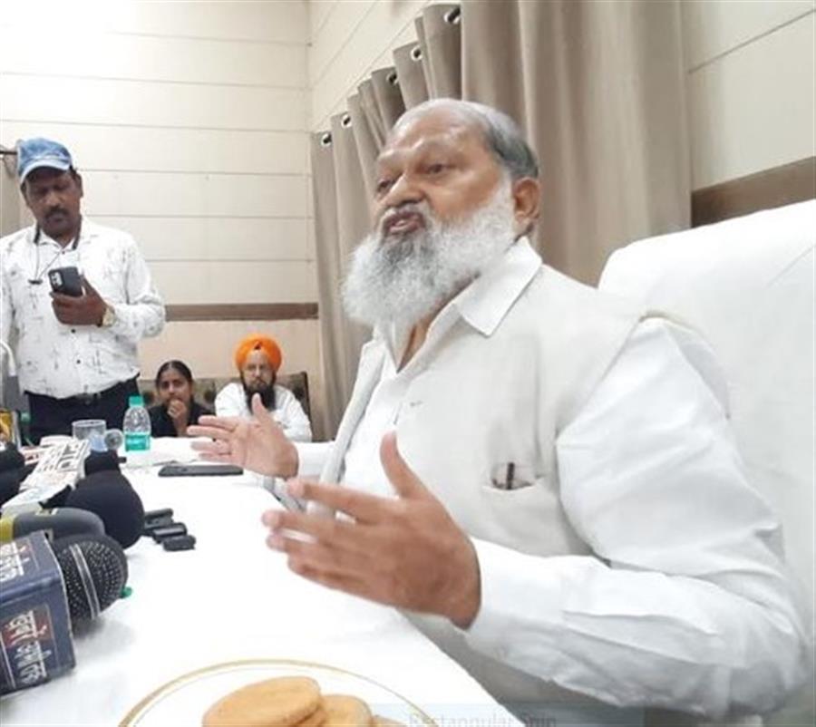 सुप्रीम कोर्ट के खिलाफ विपक्ष का मार्च दुर्भाग्यपूर्ण, इसके पीछे कौन-सी ताकत, जनता तलाशे जवाब : अनिल विज