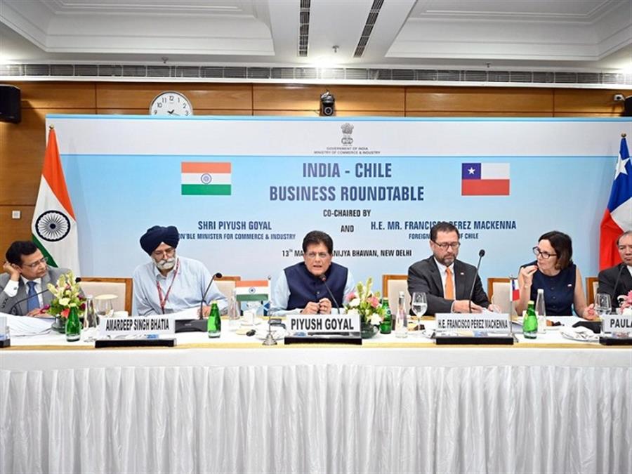 भारत-चिली एफटीए अंतिम चरण में, कनाडा के साथ व्यापार समझौते पर भी तेज प्रगति: पीयूष गोयल