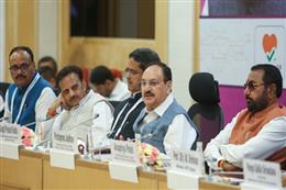 जेपी नड्डा ने लॉन्च कीं डिजिटल स्वास्थ्य सेवाएं, आयुष्मान सारथी चैटबॉट शुरू