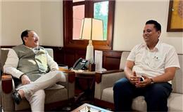 'PGIMER की तर्ज पर विकसित हो टांडा मेडिकल कॉलेज', अनुराग शर्मा ने JP नड्डा से की मांग